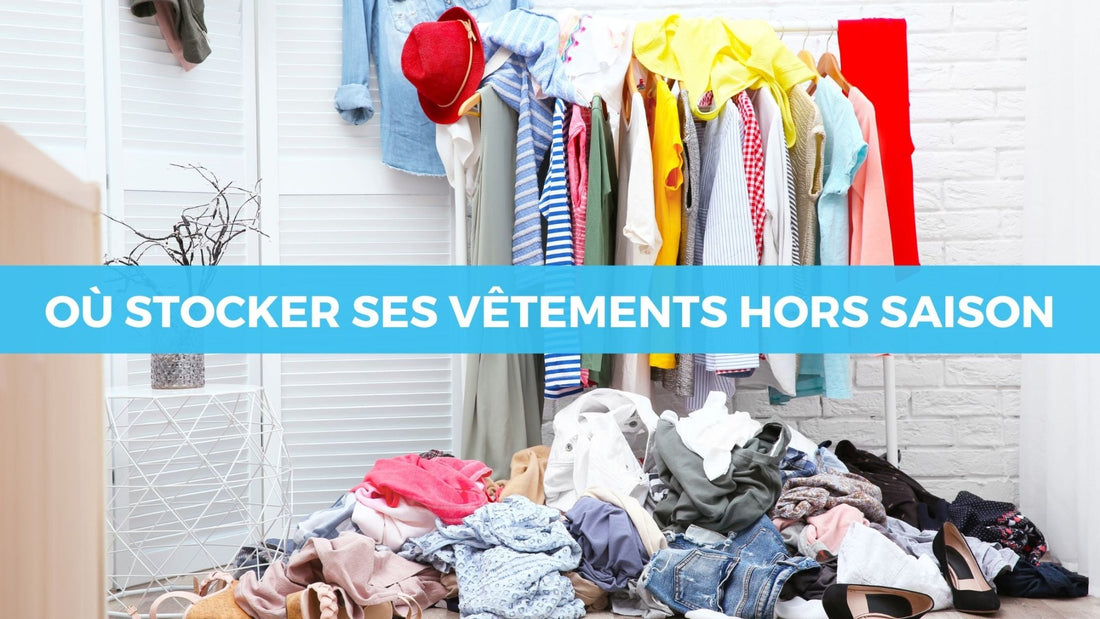 Où Stocker Vêtement ? Découvrez notre Panier de rangement grande capacité pour ranger vos vêtements saisonnier