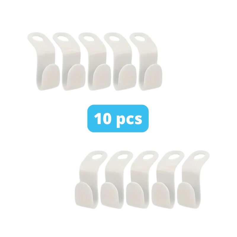 Cintre-gain-de-place-crochet-10pcs-blanc