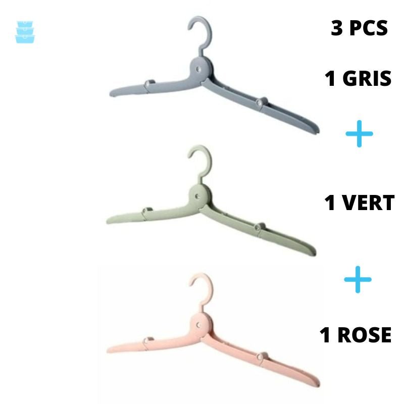 cintre-bebe-3pcs-vert-rose-gris