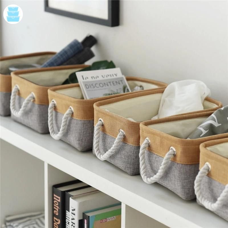 petit-panier-de-rangement-gris-etagere